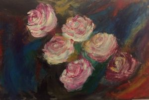Obraz - Róże w palecie barw